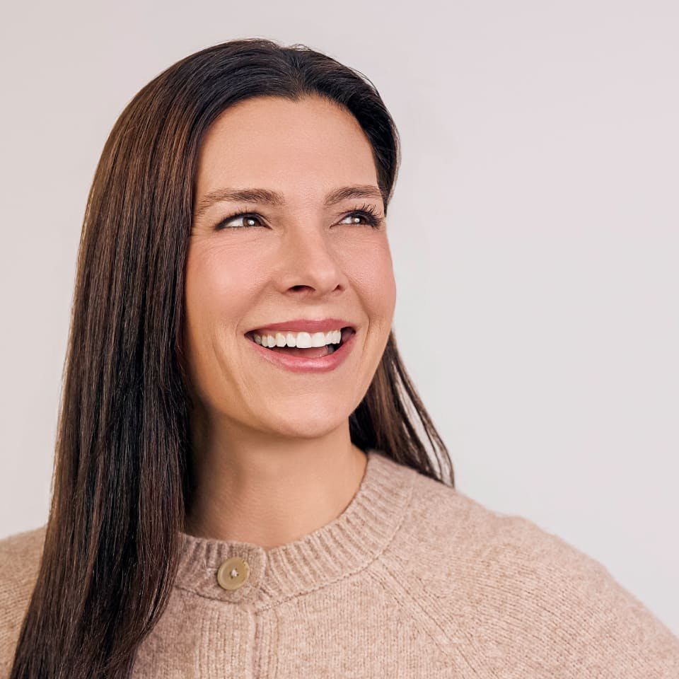 Woman smiling