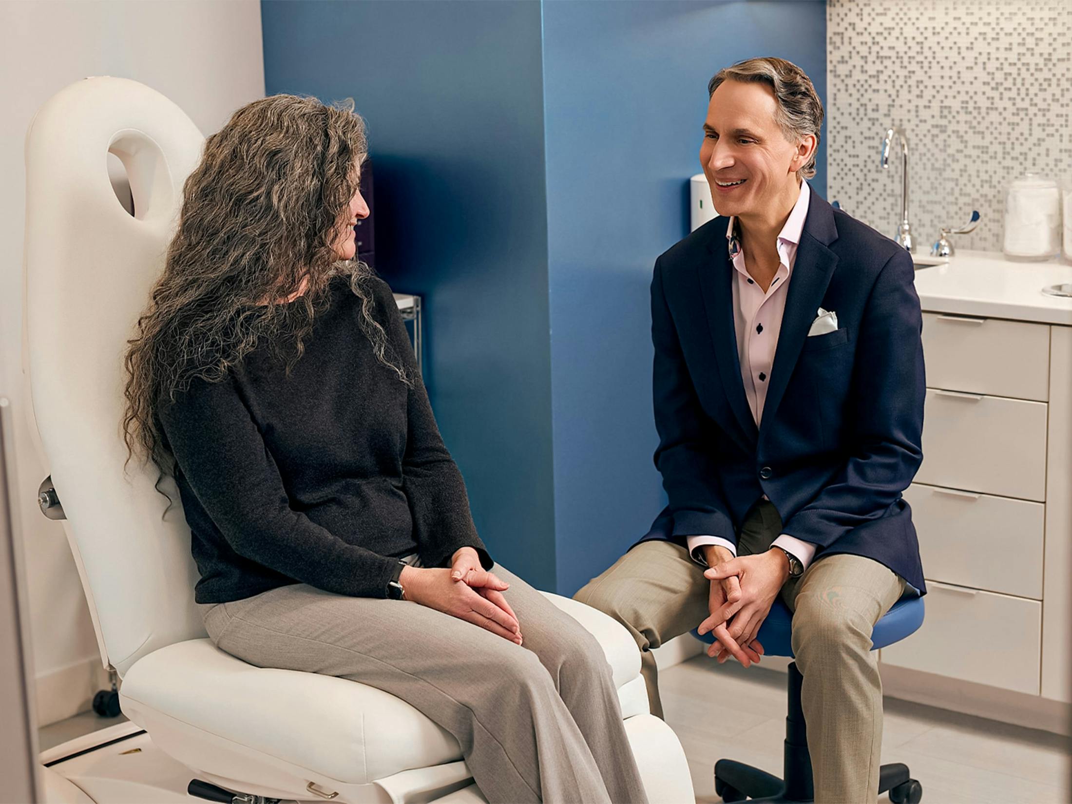 Doctor and patient during consultation