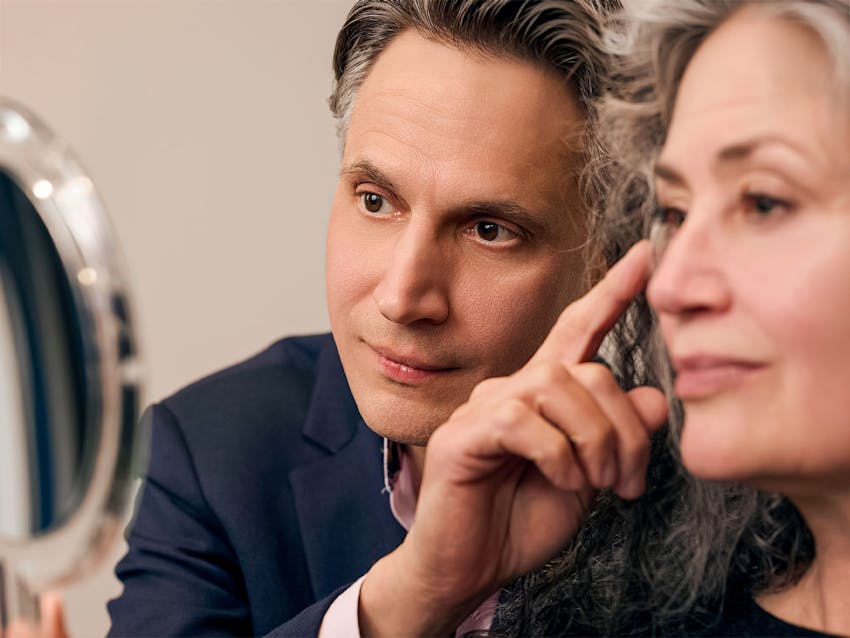 Doctor and patient during consultation