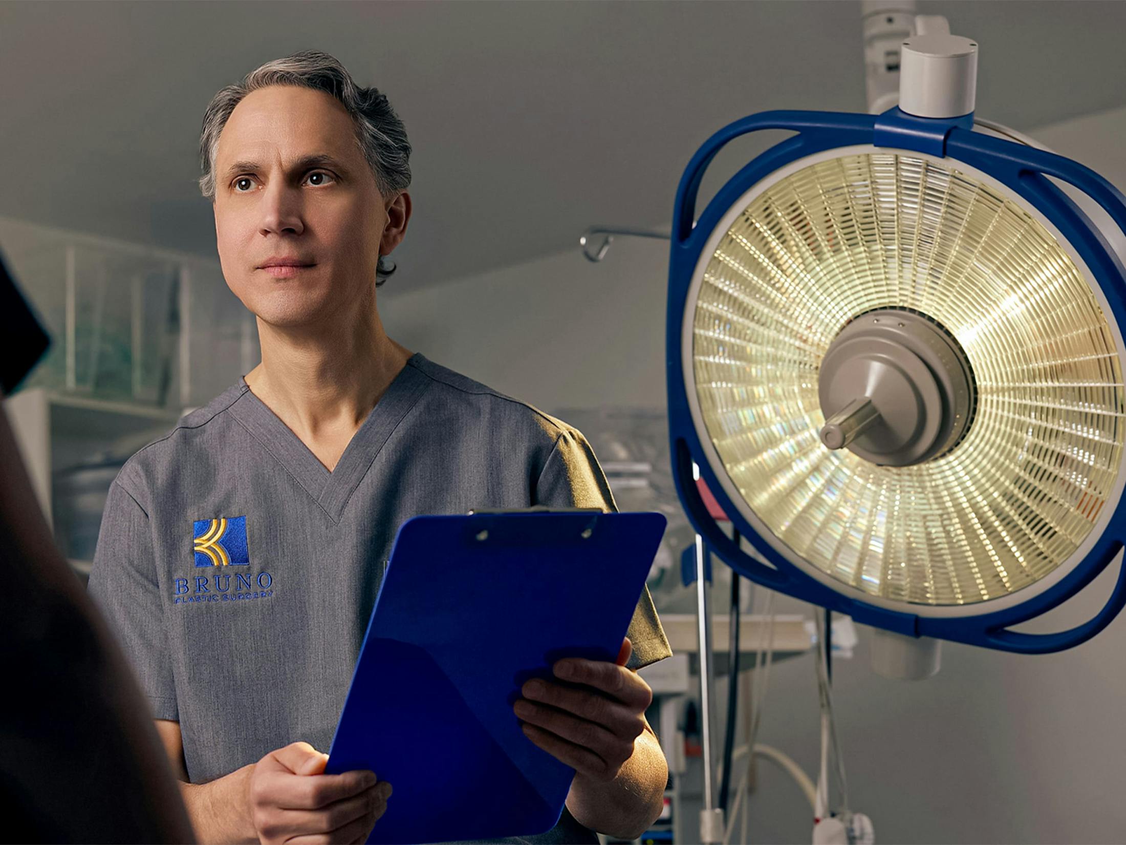A doctor in the OR