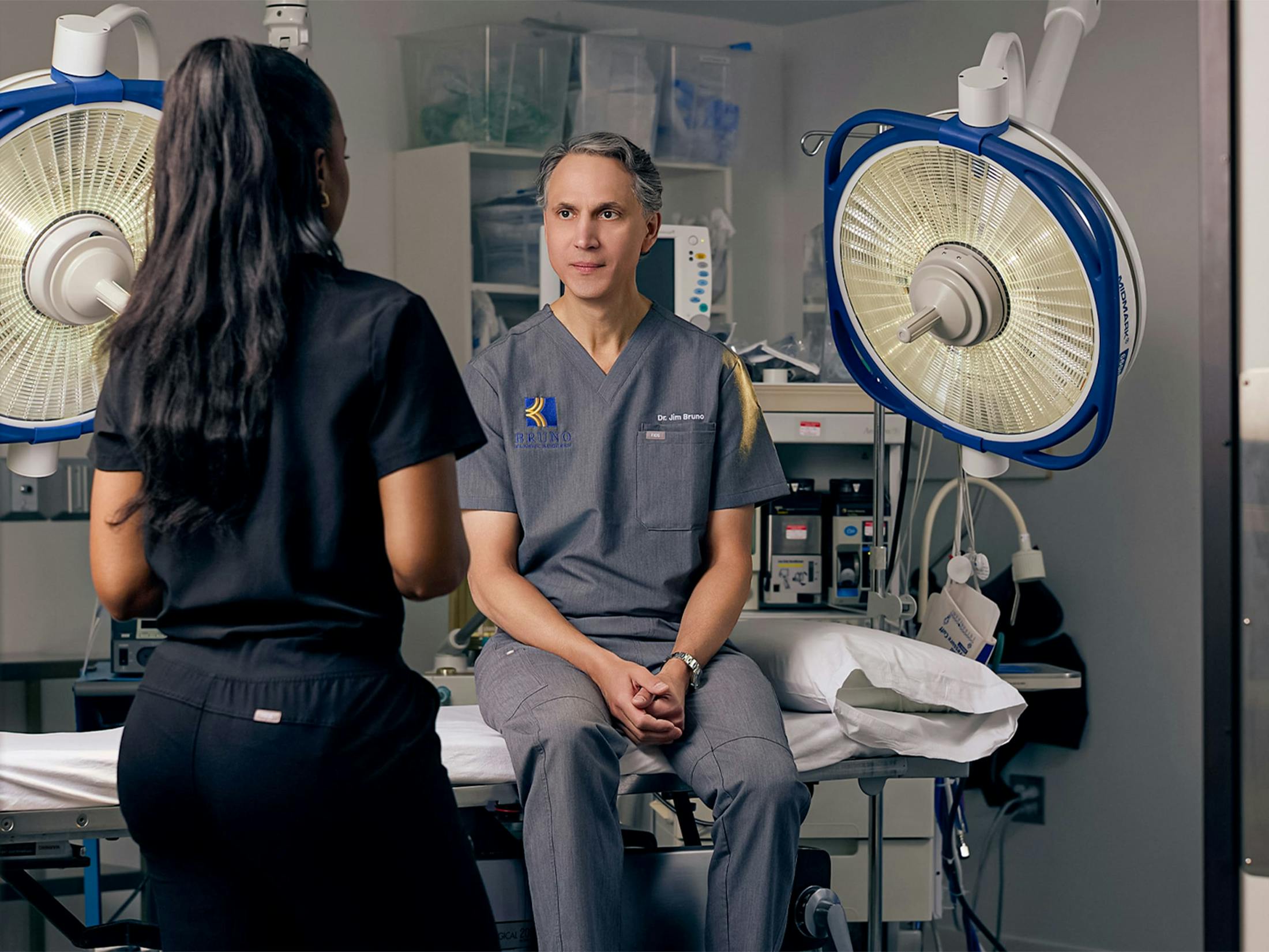 Doctor and nurse in the OR