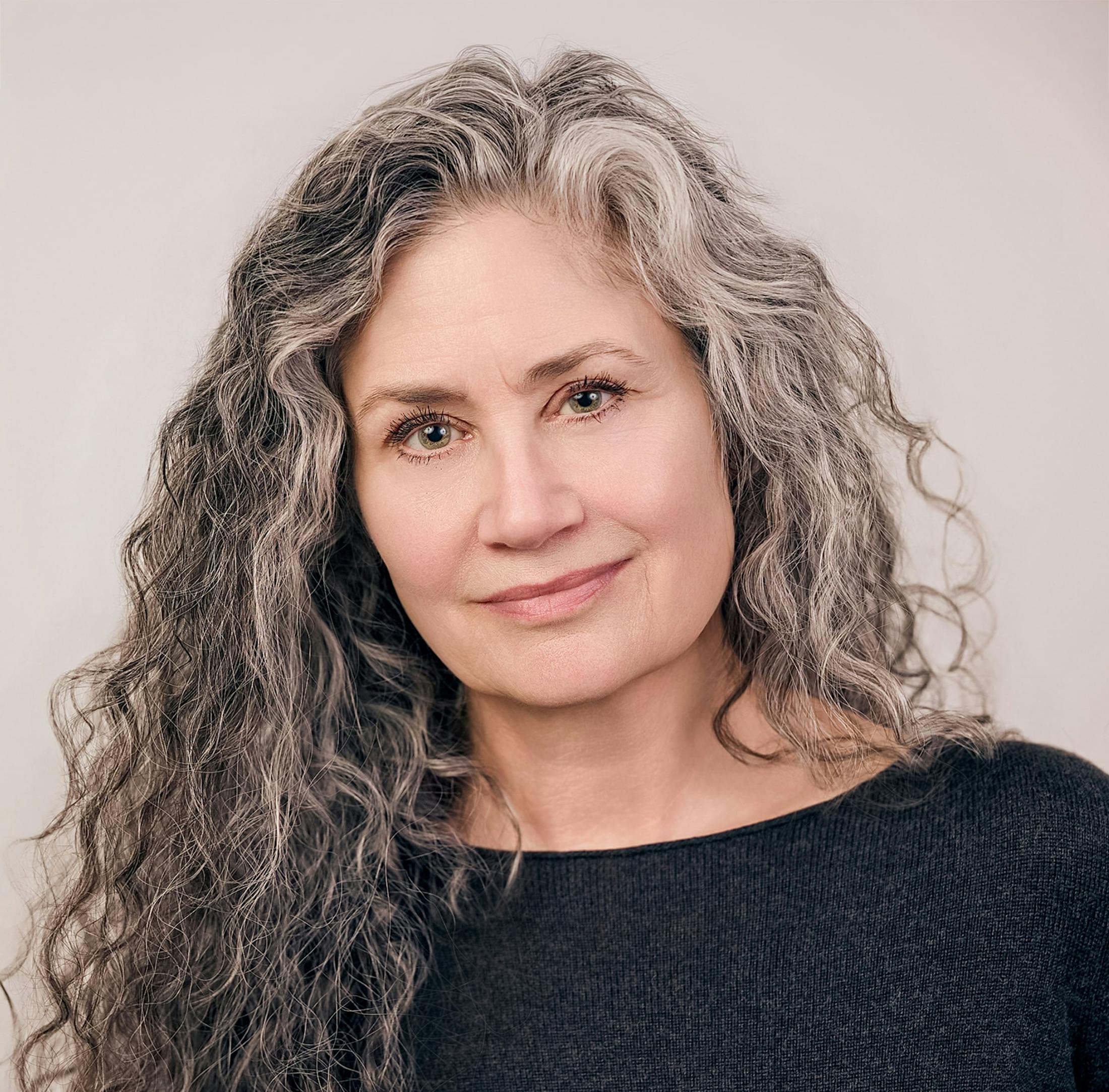 Woman smiling