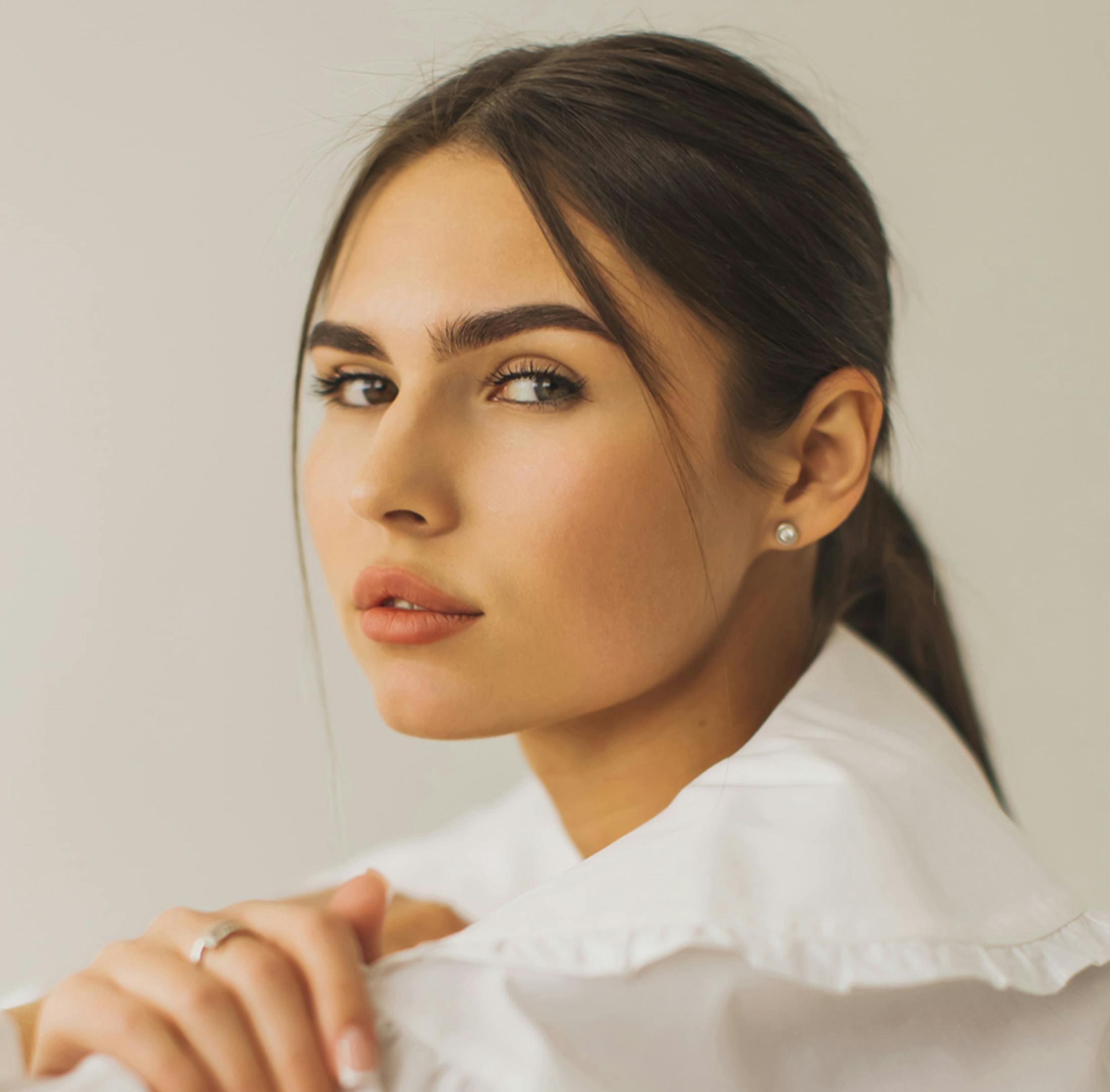 Woman with her arms crossed