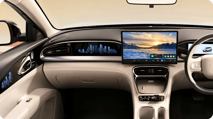 14.6-inch HD Central Display and 8.8-inch LCD Cluster