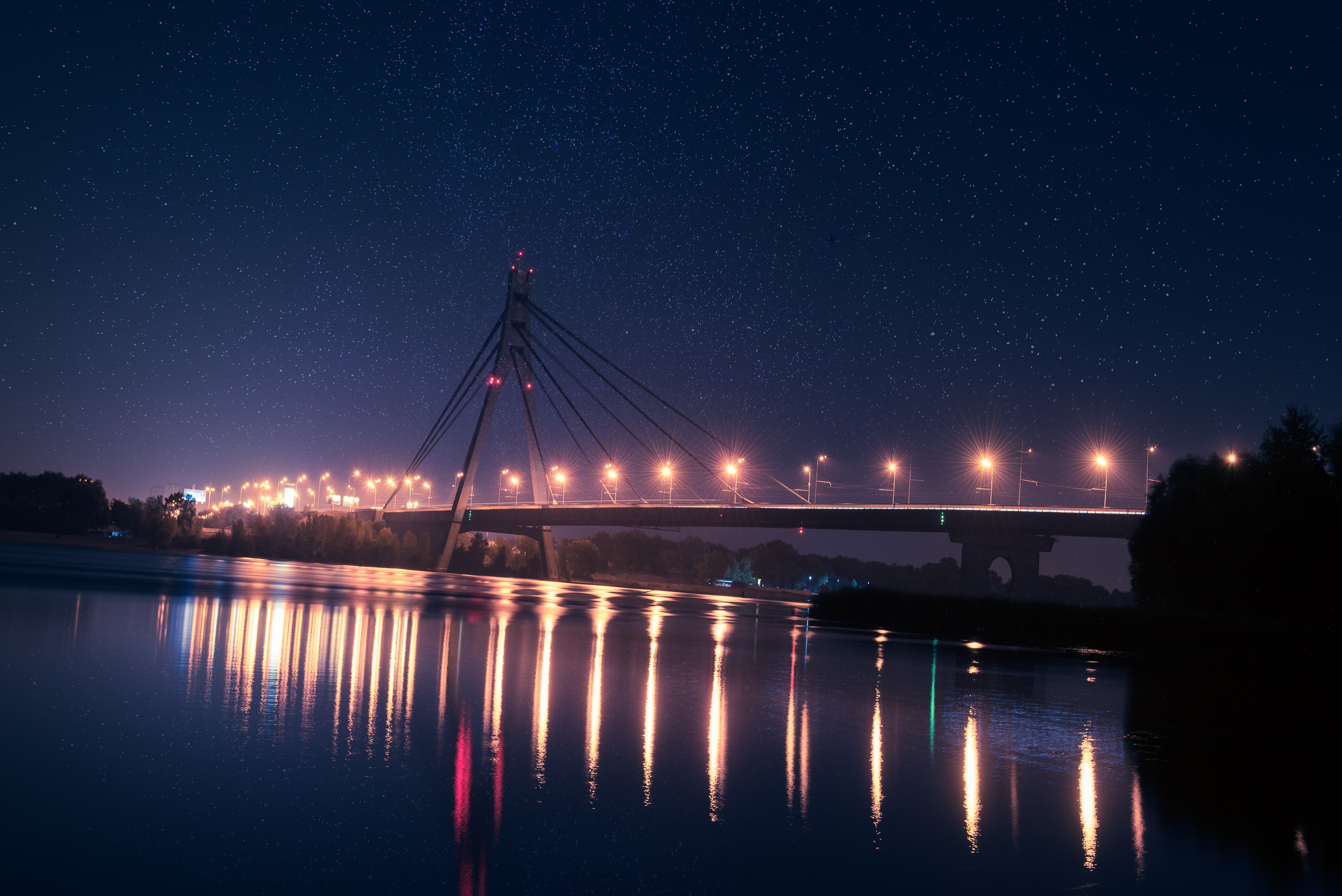 Київ, Північний міст через річку Дніпро (колишній Московський)