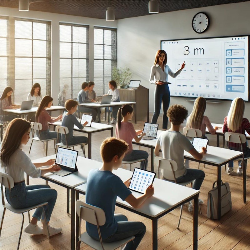 Screen use in a succesful classroom
