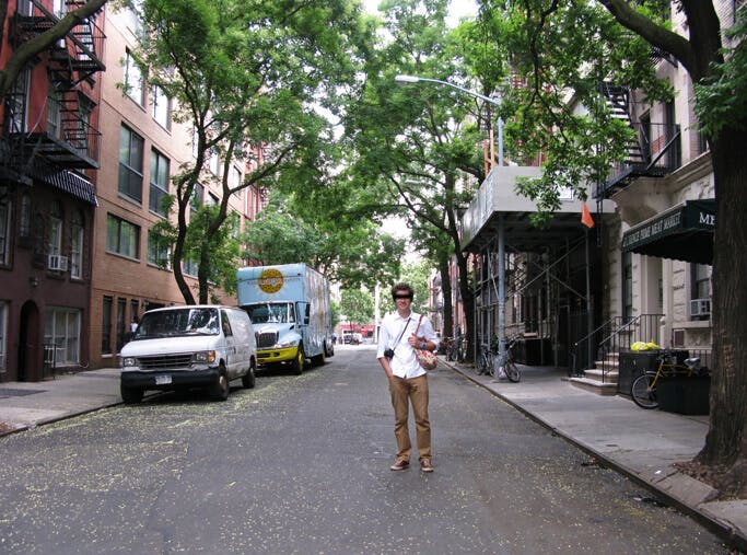 Visiting the original photo location