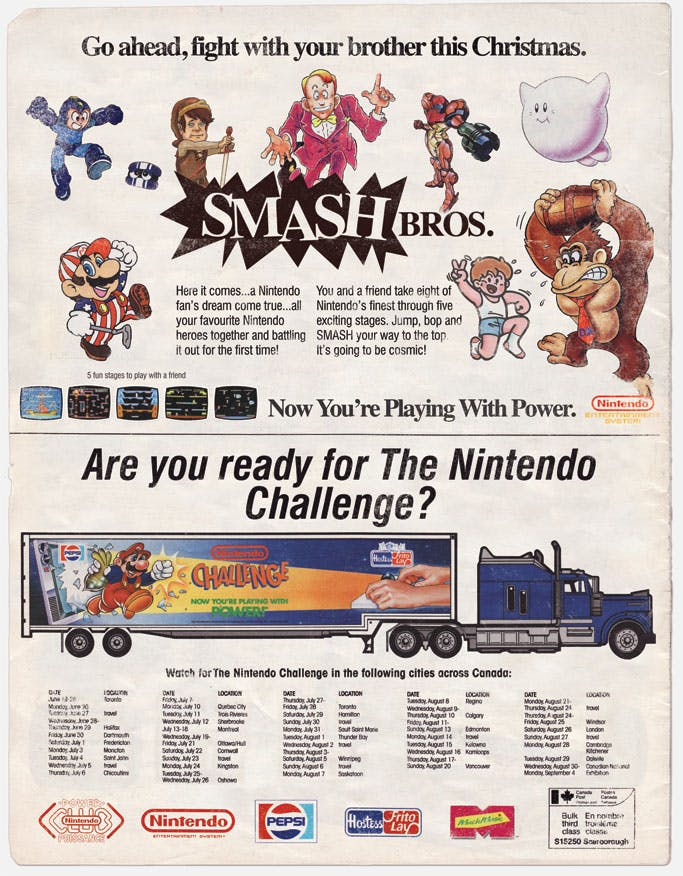 My faux ad for Smash Bros. on the NES