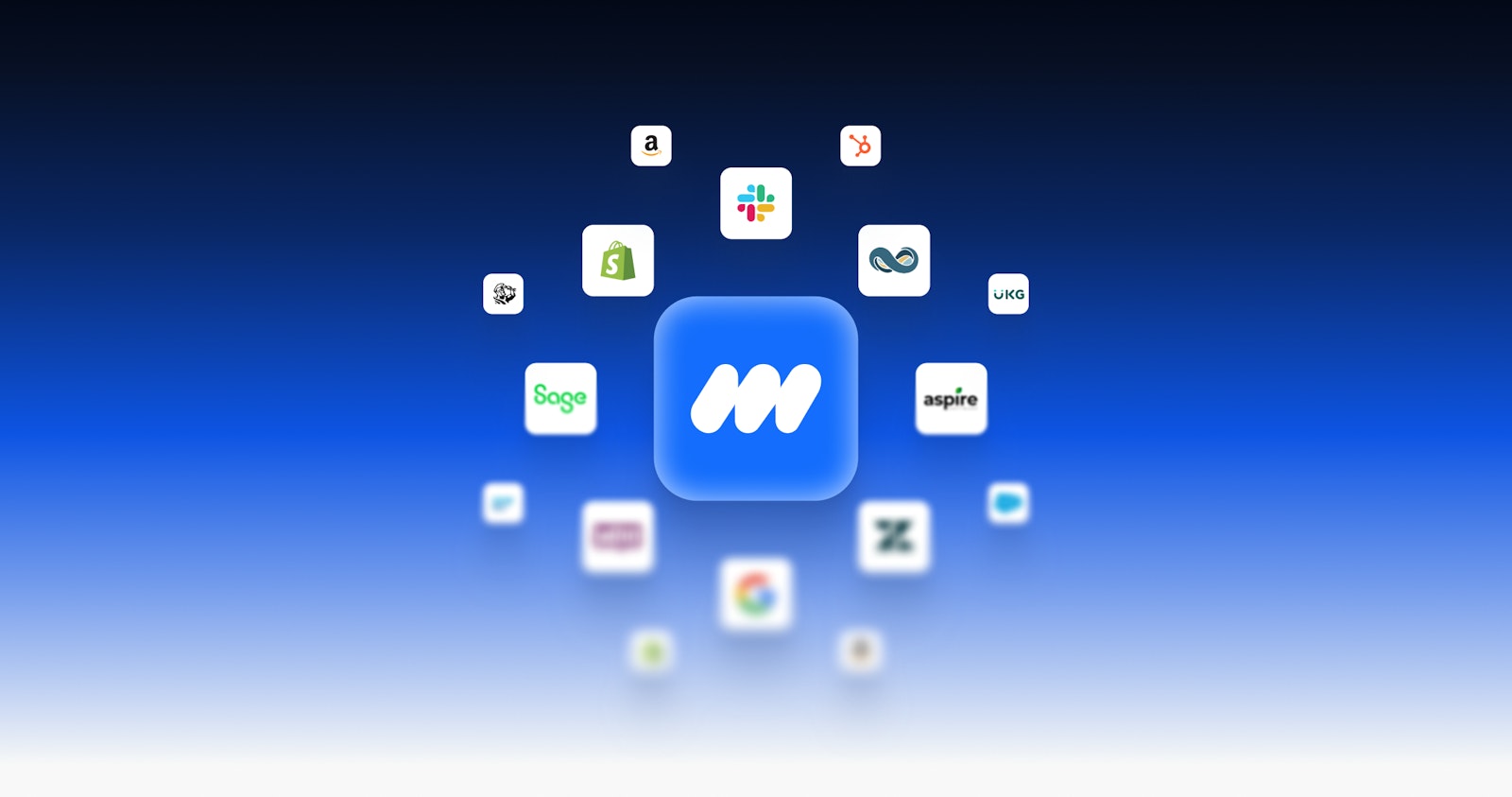 MindCloud Logo surrounded by integrations icons