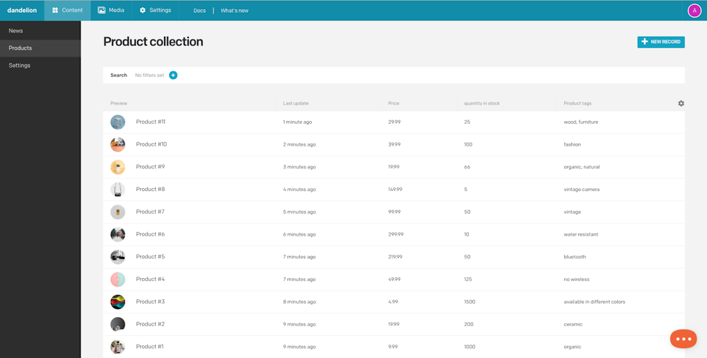 With different columns it's much way easier to discern your records records collection