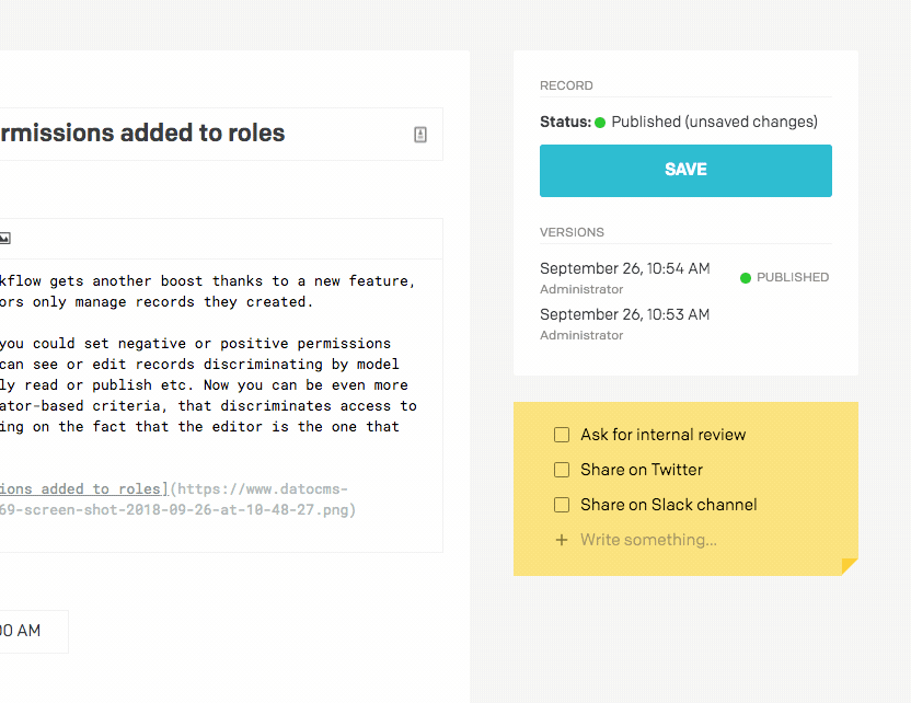 sidebar todo lists datocms