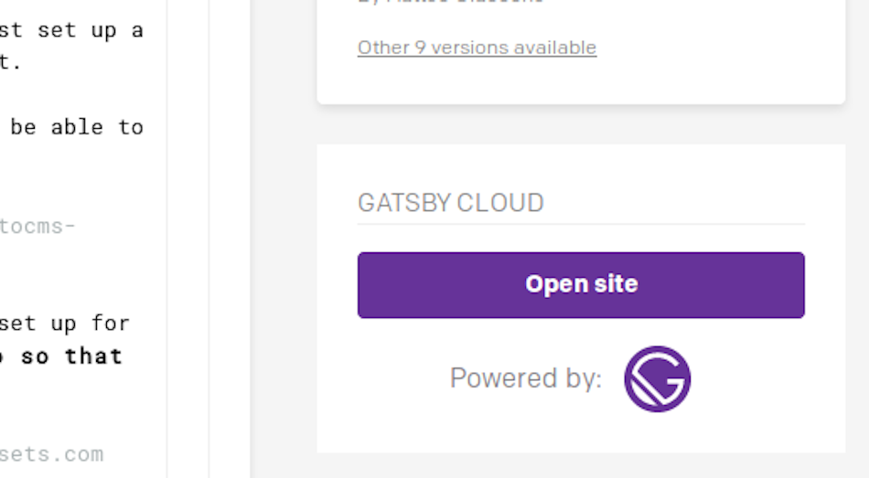 Gatsby preview plugin