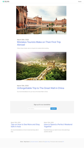 Nuxt.js blog template