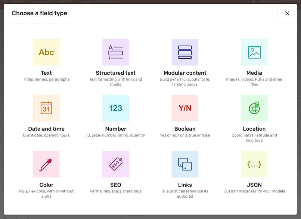 Content modelling - Introduction - DatoCMS Docs