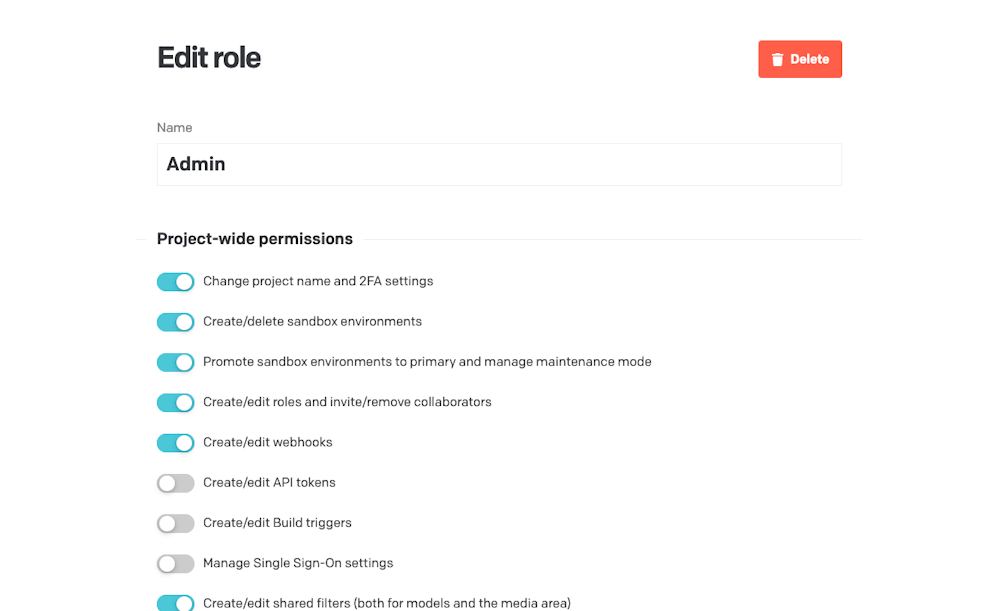 General concepts - Roles and permissions - DatoCMS Docs