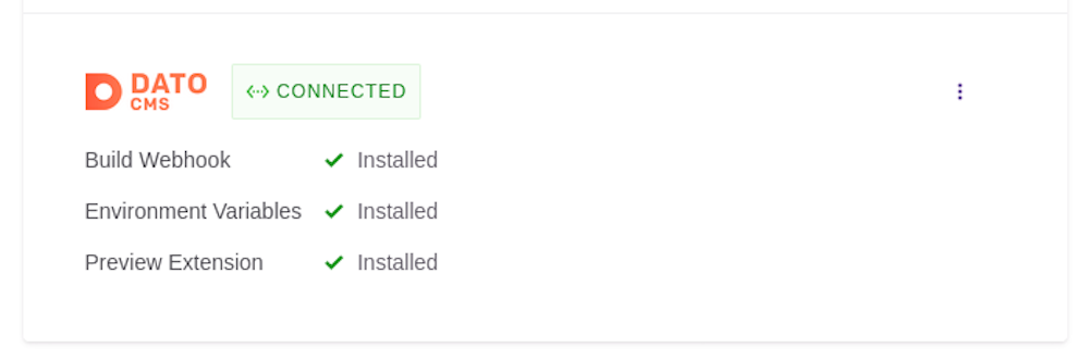 Gatsby - Gatsby Cloud integration - DatoCMS Docs