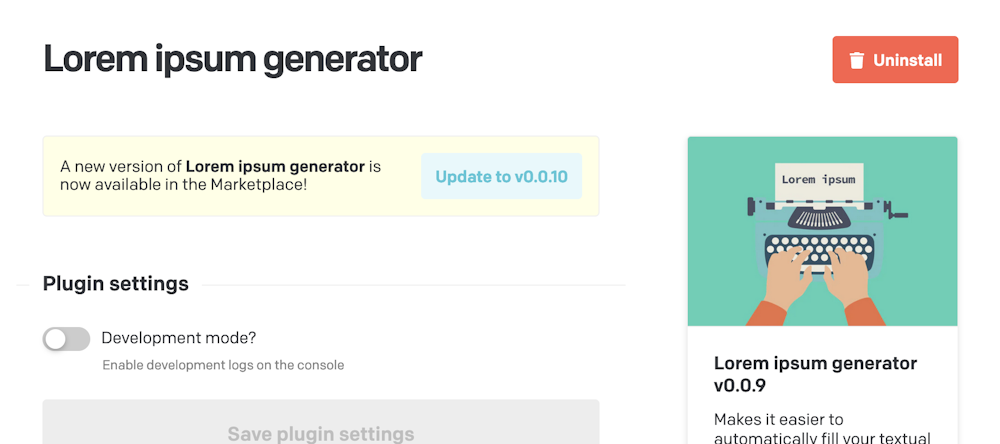 Plugin SDK - Releasing new plugin versions - DatoCMS Docs