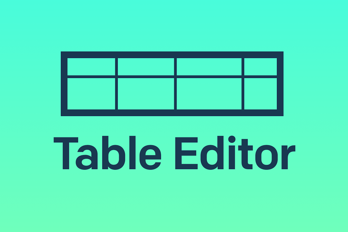 Table Editor Examples Table Editor - Plugins — DatoCMS