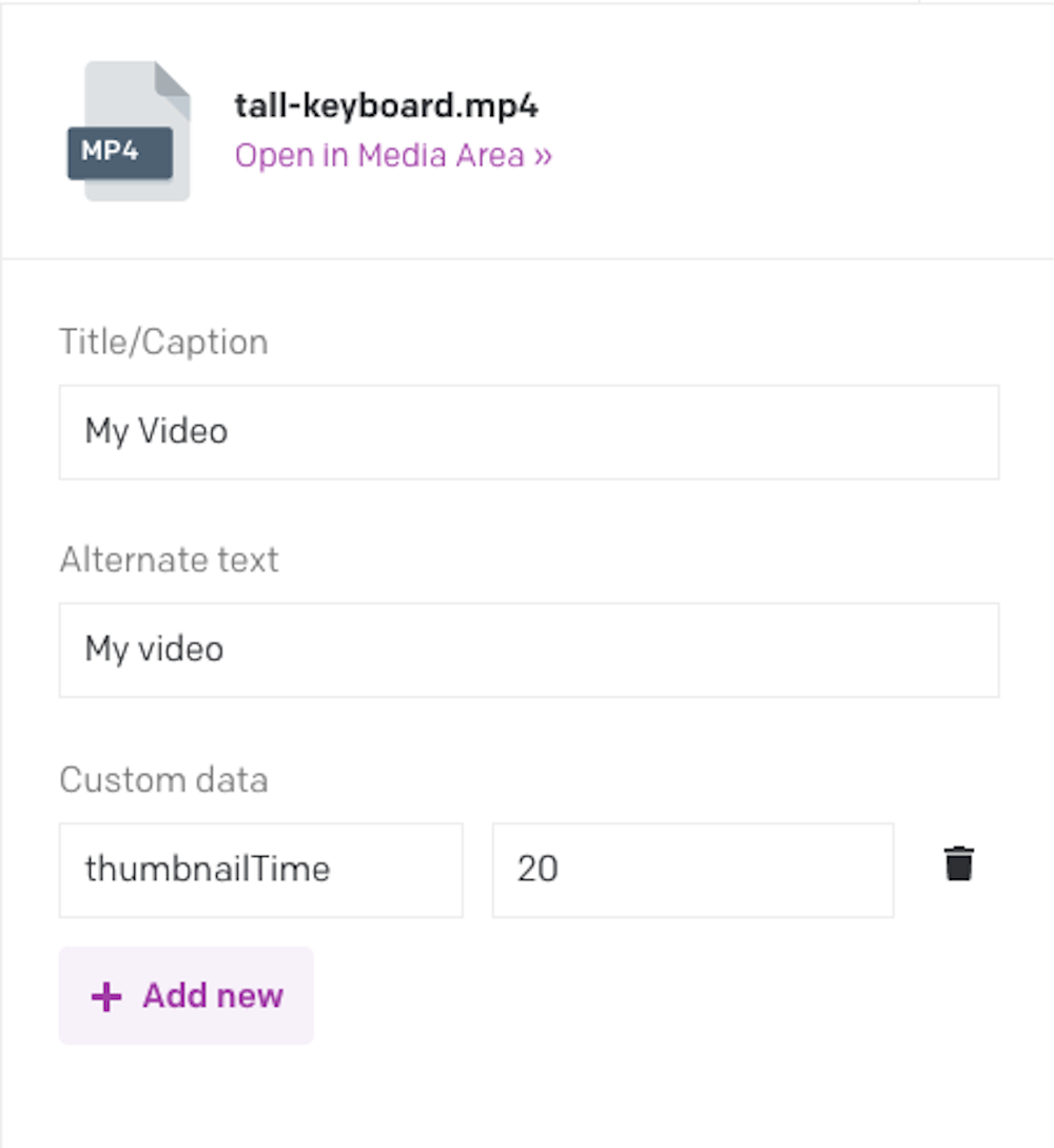 General concepts - Video encoding/streaming - DatoCMS Docs