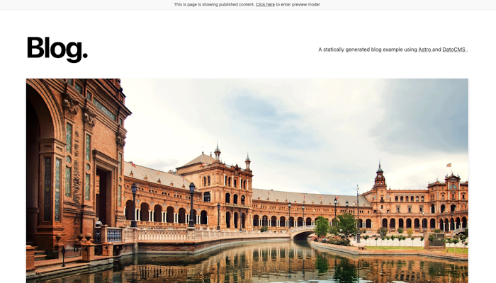 Astro Template blog - Start an Astro blog in minutes