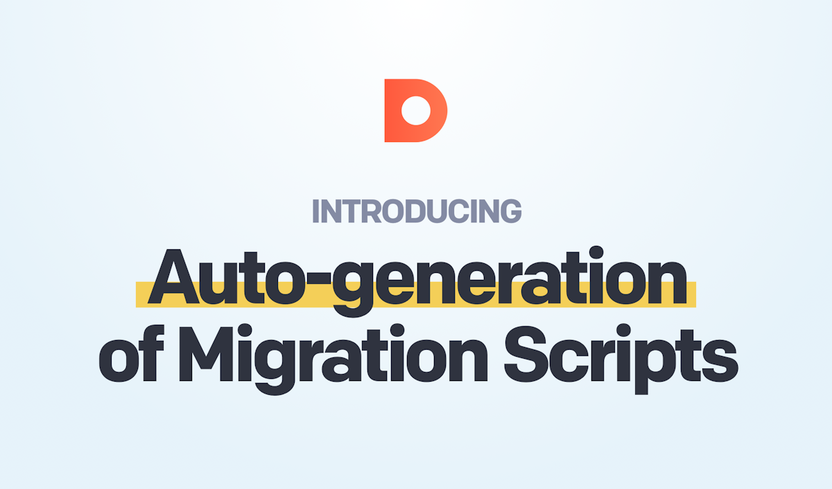 Introducing Autogeneration of Migration Scripts — DatoCMS