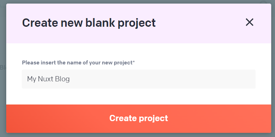 Nuxtjs blog blank
