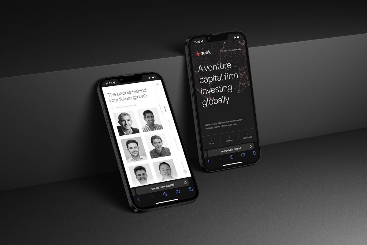 12 Studio • Seek Ventures: Mobile