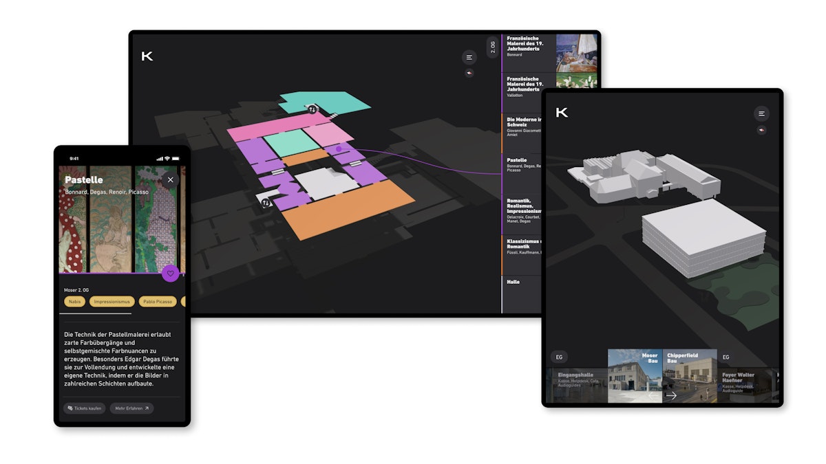 View on different screens