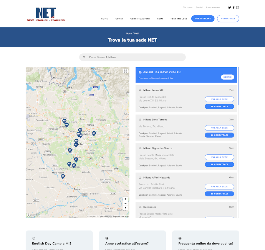 NET - Offices Geolocation