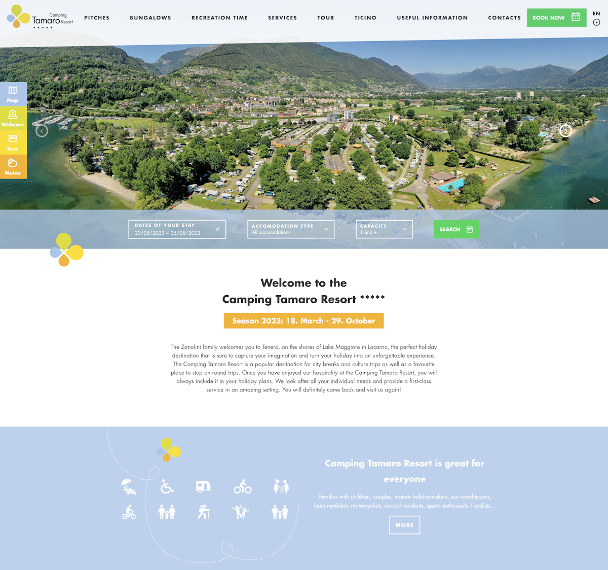 Camping Tamaro - Homepage