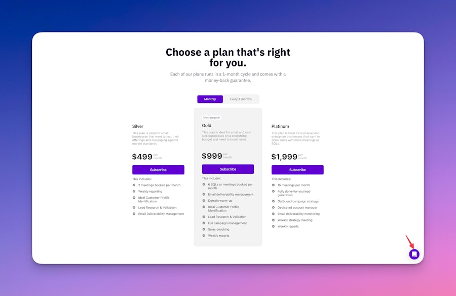 NerdyJoe Pricing Section