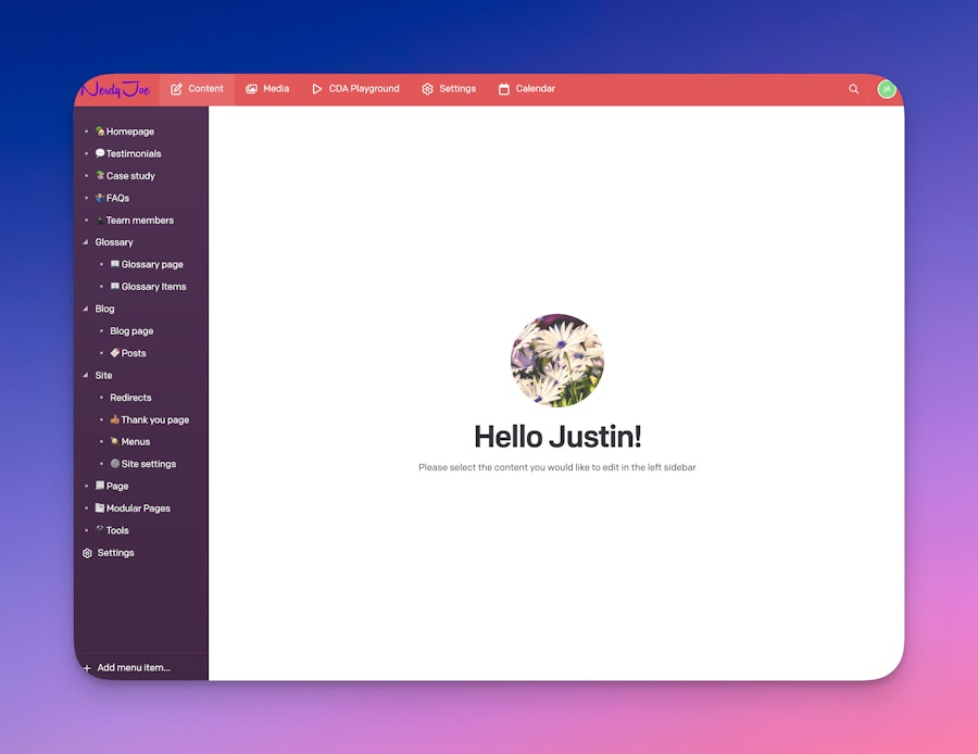 NerdyJoe Dashboard Overview