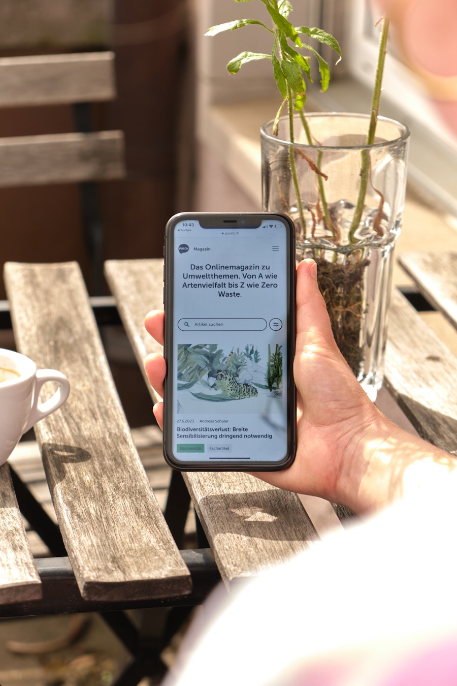 Pusch-Magazine in use
