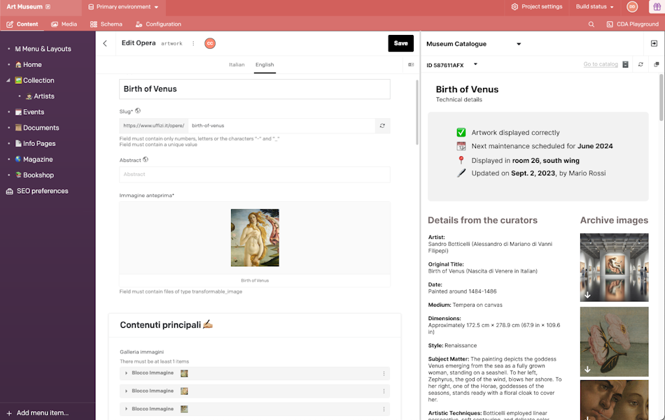 DatoCMS Aside plugin for related content third party integration