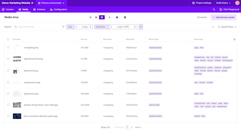 General concepts - Media Area - DatoCMS Docs