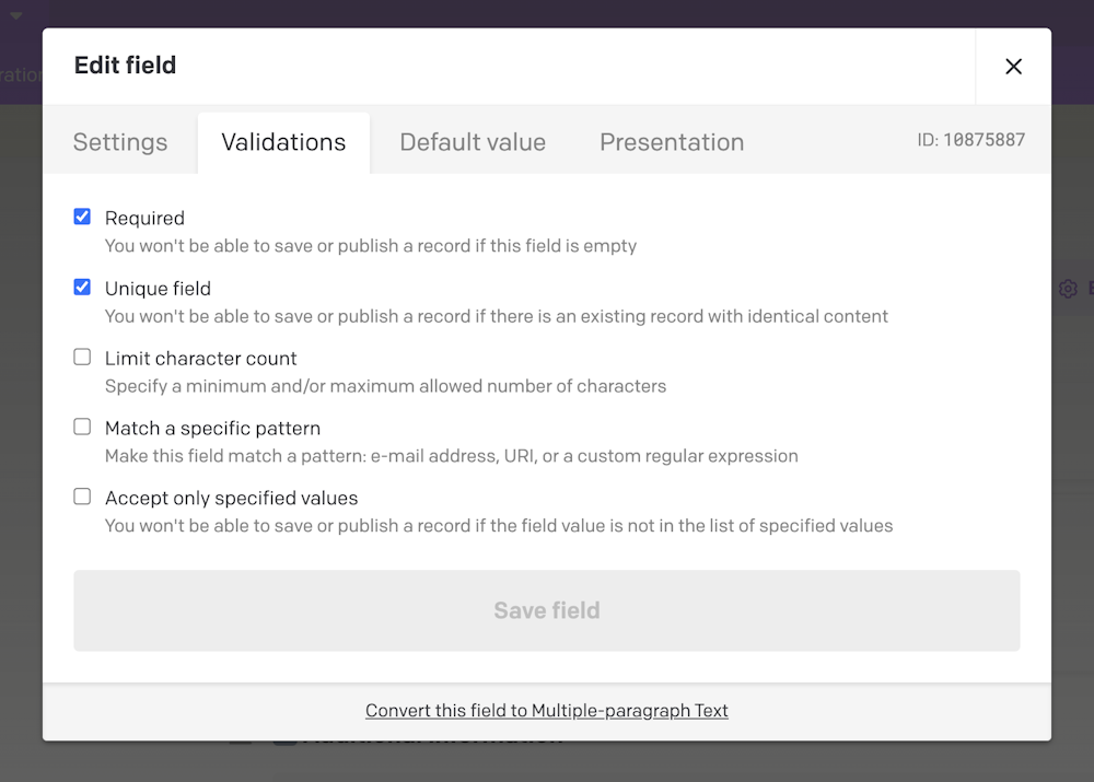 Content modelling - Introduction - DatoCMS Docs