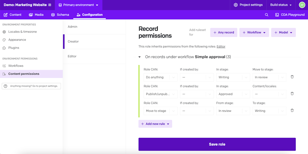 General concepts - Workflows - DatoCMS Docs