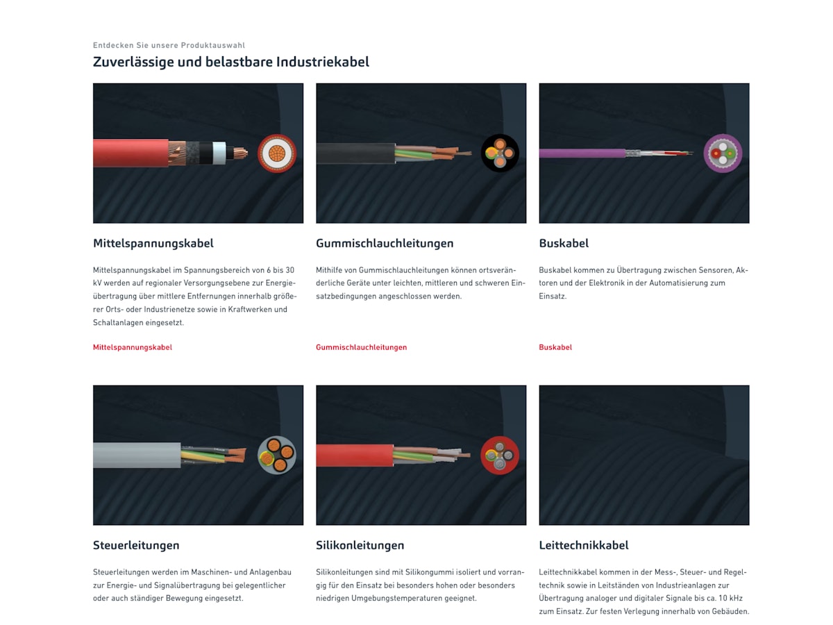 Product selection from Friesland Kabel.