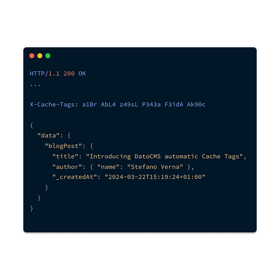 Cache Tags