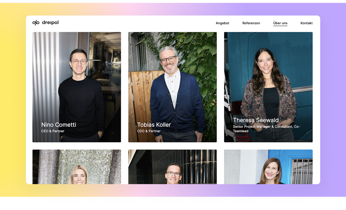 Detail view dreipol Team