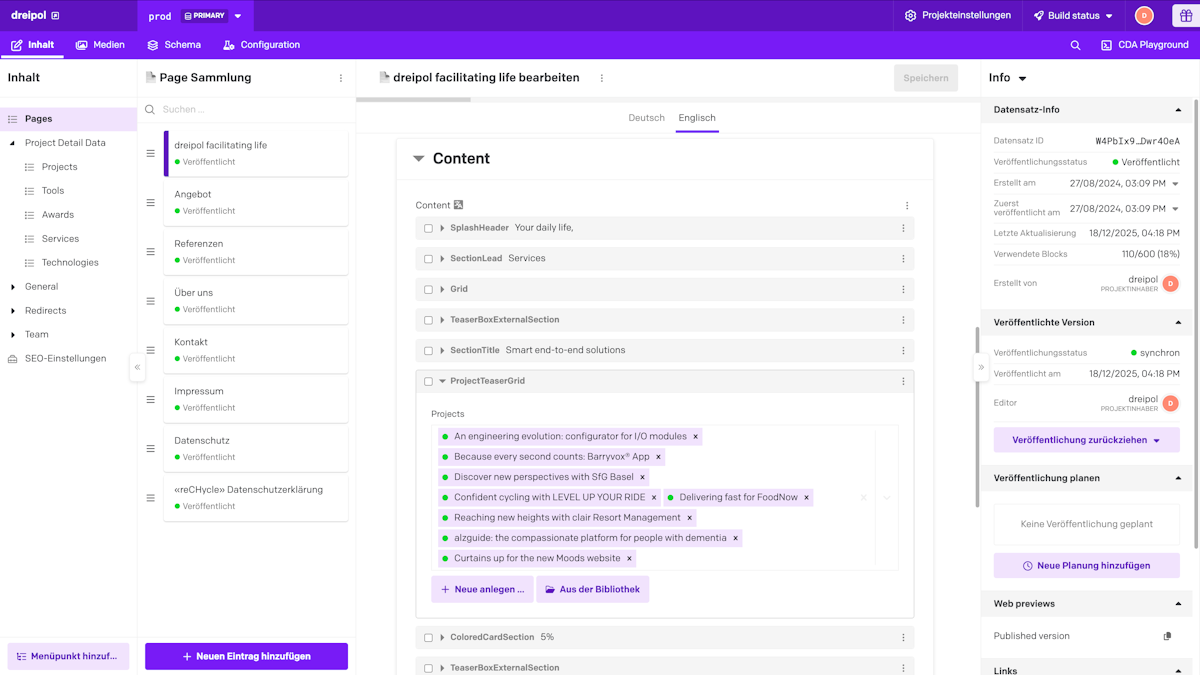 Editing view homepage