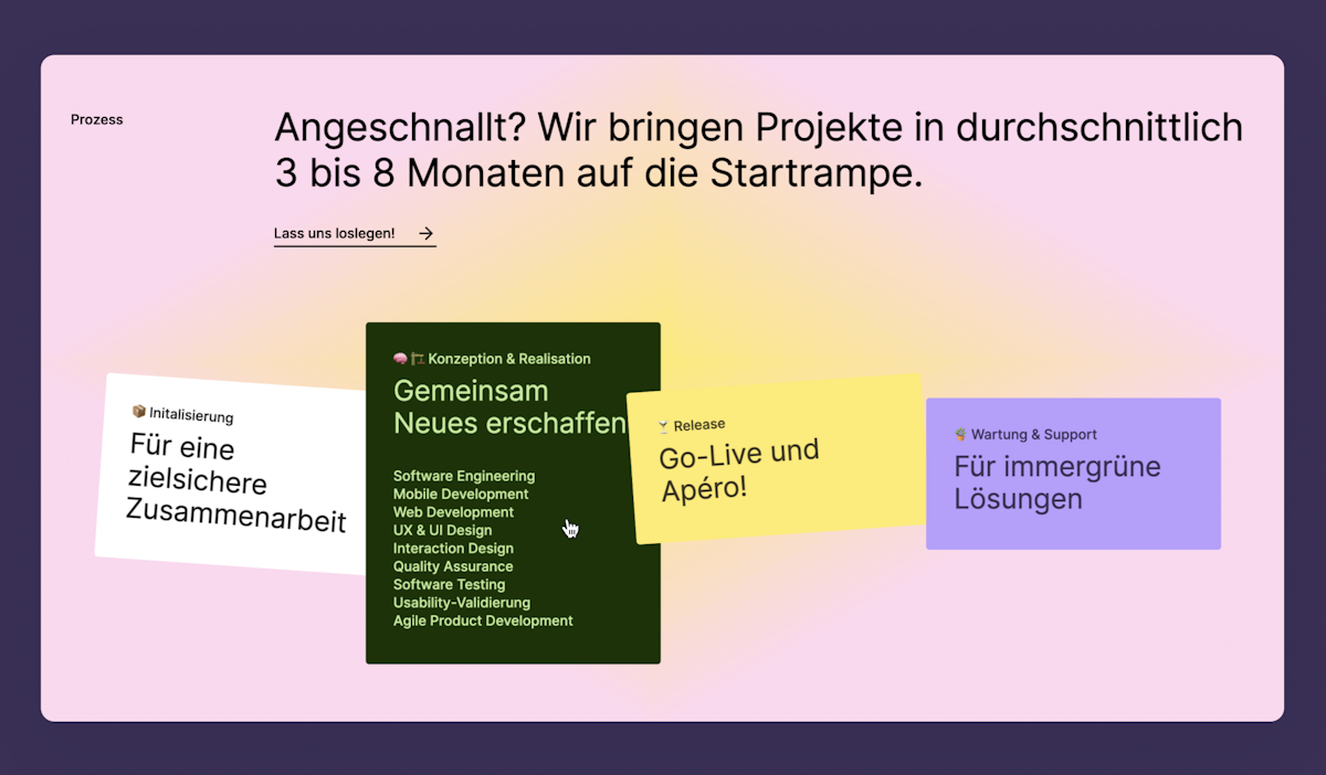 Detail view homepage