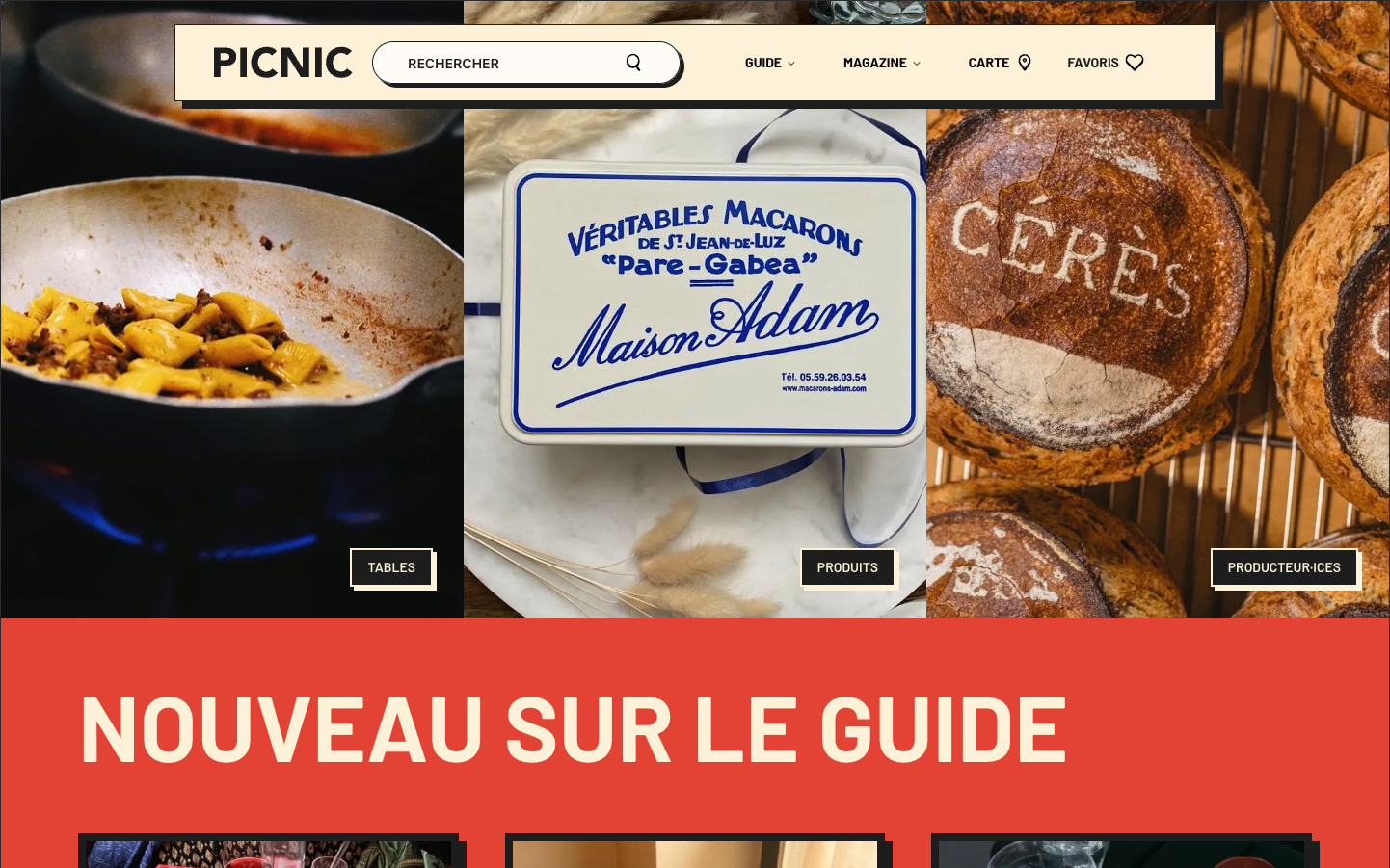 The Picnic Guide - Homepage