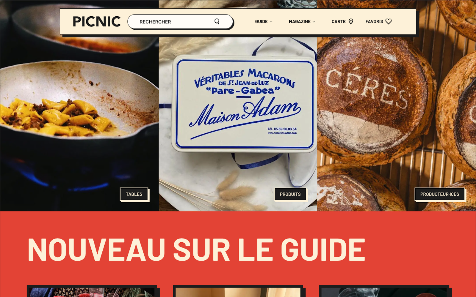 The Picnic Guide - Homepage