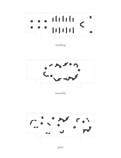 possible set-up for various events