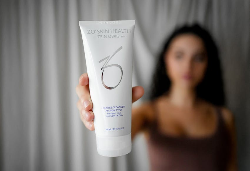 women holding product