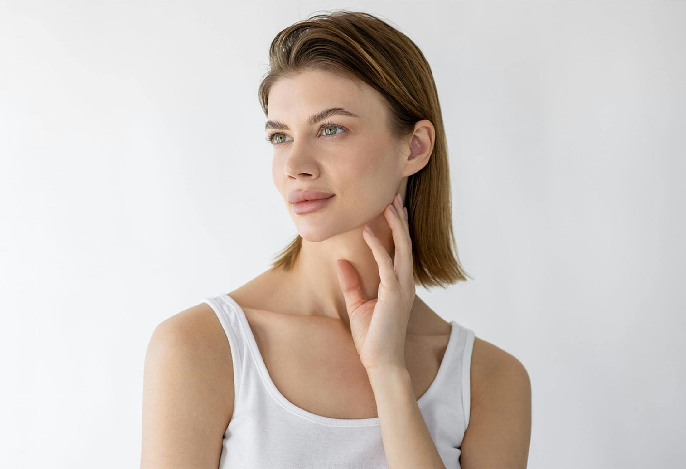 women looking to the side with arms crossed