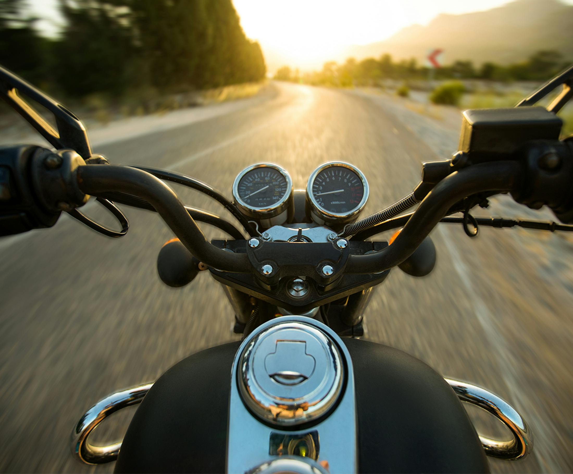A motorcycle