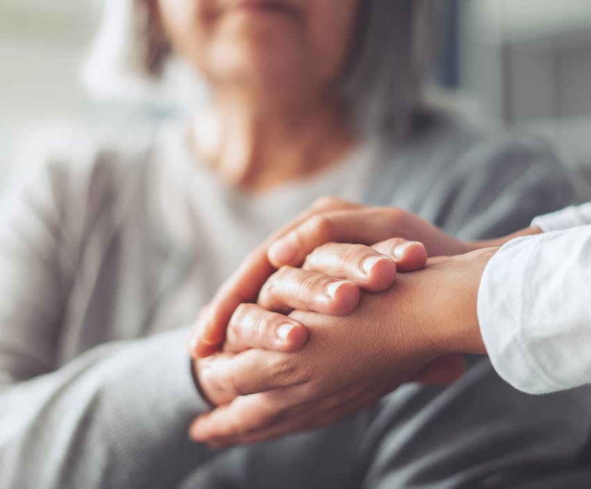 People holding hands