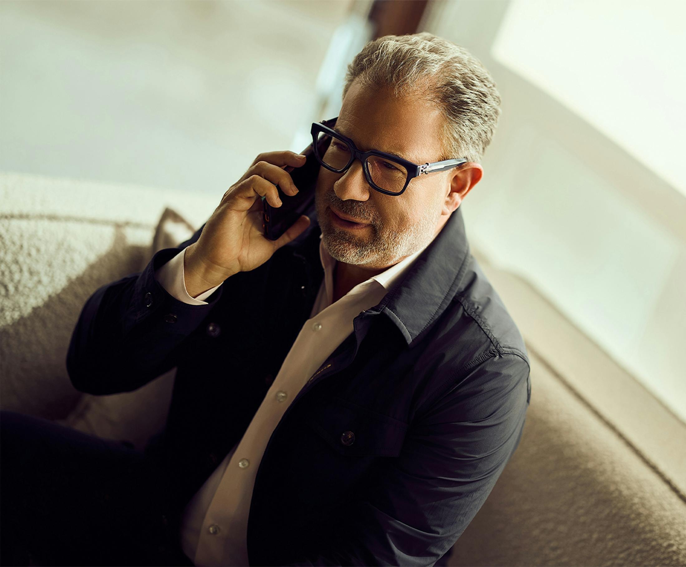 man on the phone